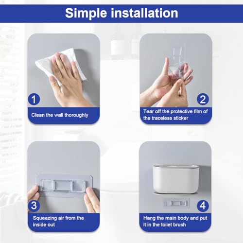 HASTHIP® 3-in-1 Toilet Brush, HASTHIP® 3-in-1 Toilet Brush,